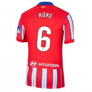 Atletico Madrid Koke #6 Hemmatröja 2024-25 Kortärmad